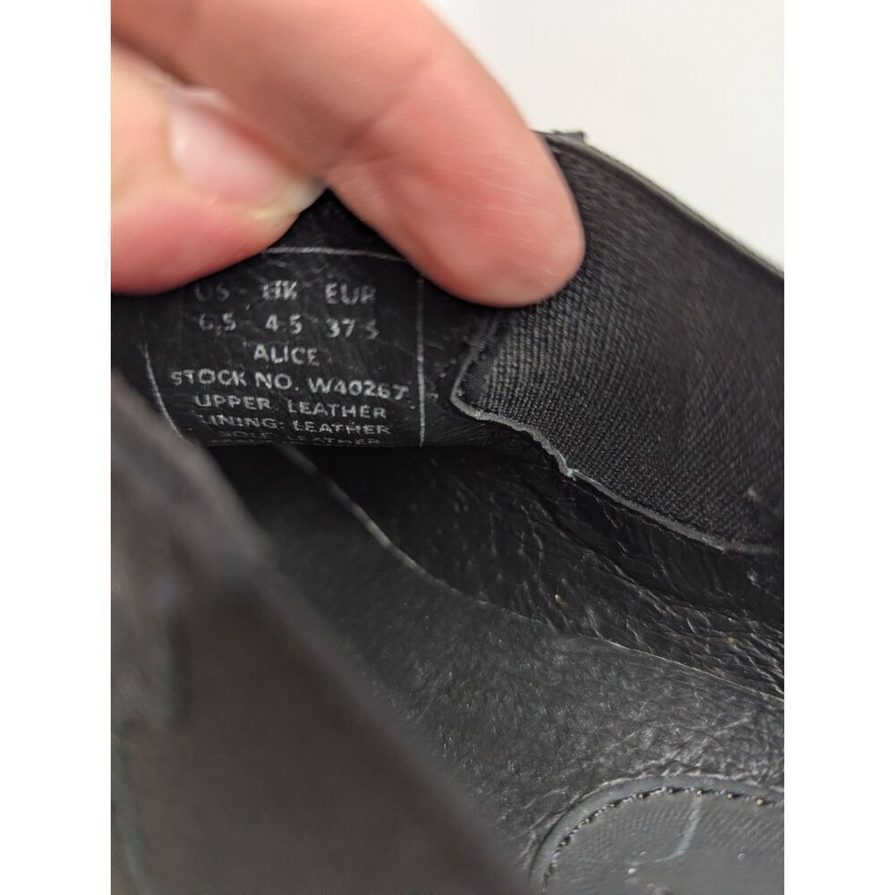 Wolverine Alice Black Leather low Ankle Bootie Slip On Womens 6.5 - Picture 7 of 8